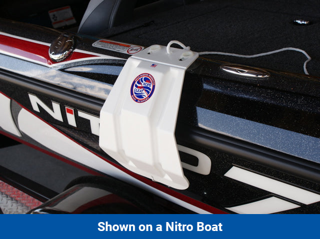 akua boat fenders shown on a nitro boat