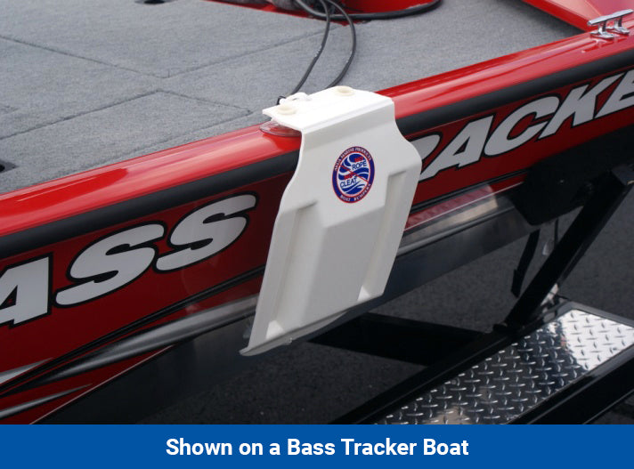 aluminum boat fender shown on a bass tracker boat